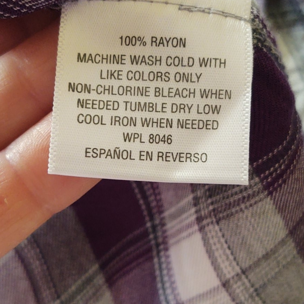 Maison Jules  long sleeves plaid Shirt - Picture 7 of 7